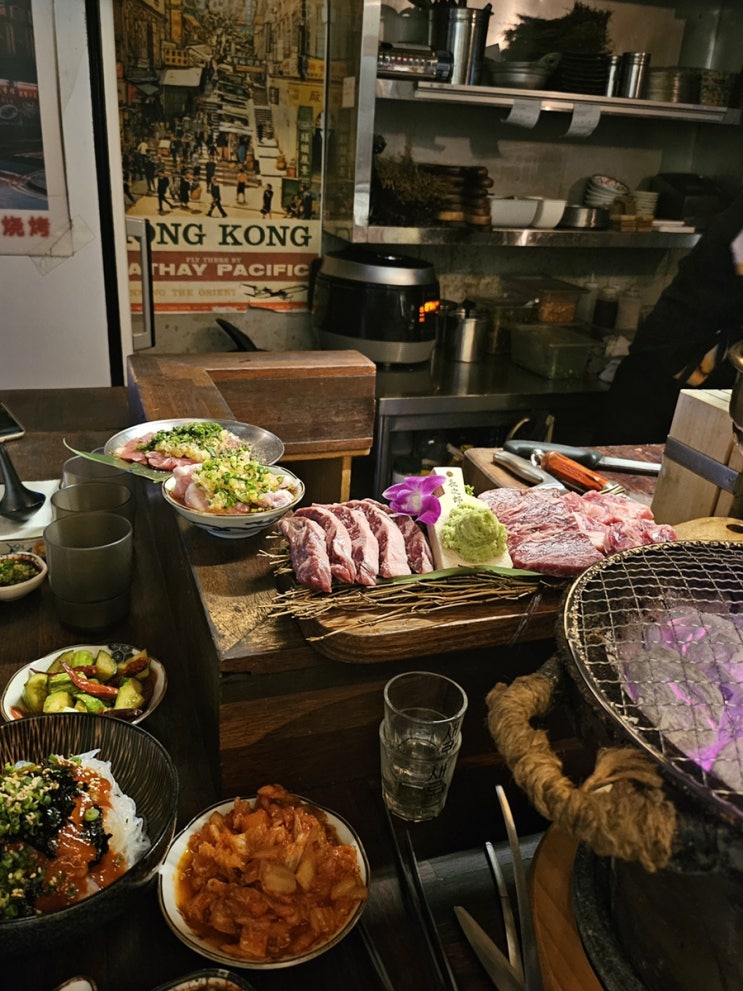  [용산 고기집] 야끼니꾸 일본 홍콩 화로구이 몽상가 용리단길 맛집 서울 여행