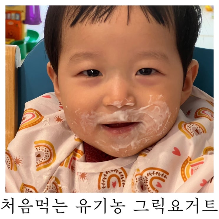  [아기간식]내돈내산 베베쿡 처음먹는 유기농 그릭요거트