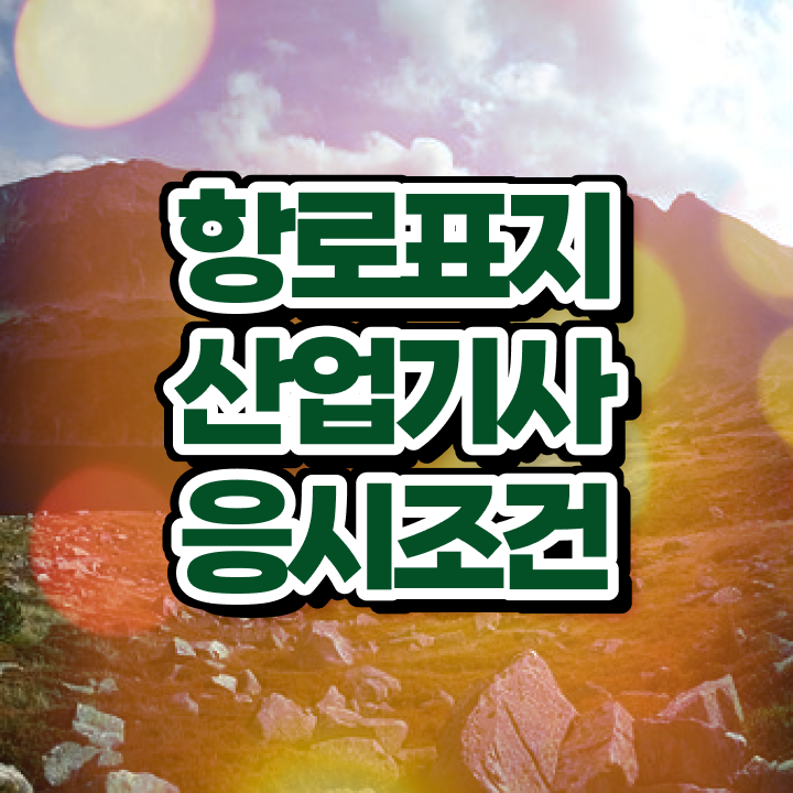  항로표지산업기사 자격요건 온라인 수업으로 반 년만에 완료한 비법