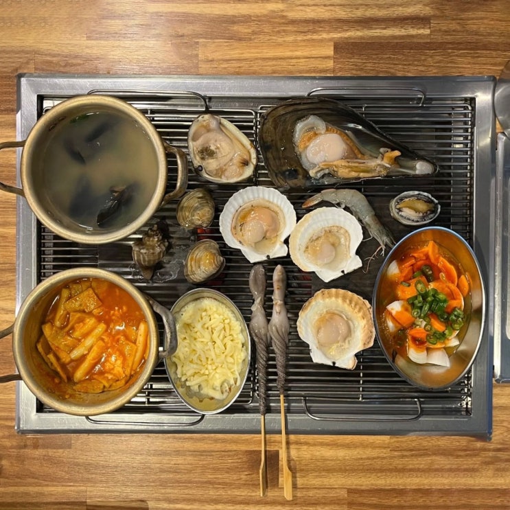  우장산역 송화시장 맛집 바다수퍼해물천하조개구이