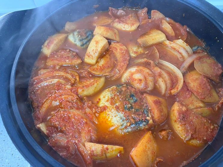 고등어 필렛을 이용하여 만들어 본 '고등어 김치 조림'
