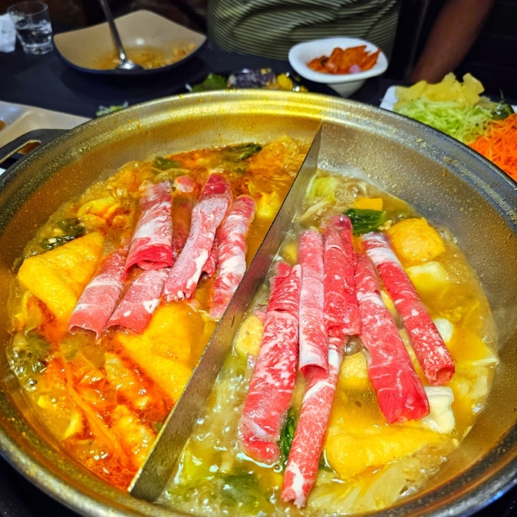  아이와 가기 좋은 화정 맛집 샤브샤브 무한리필 소담촌