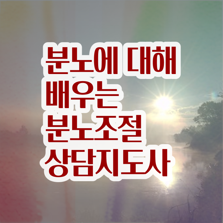  분노조절상담지도사1급교육지원센터 온라인 교육으로 분노조절상담지도사자격증 준비 과정