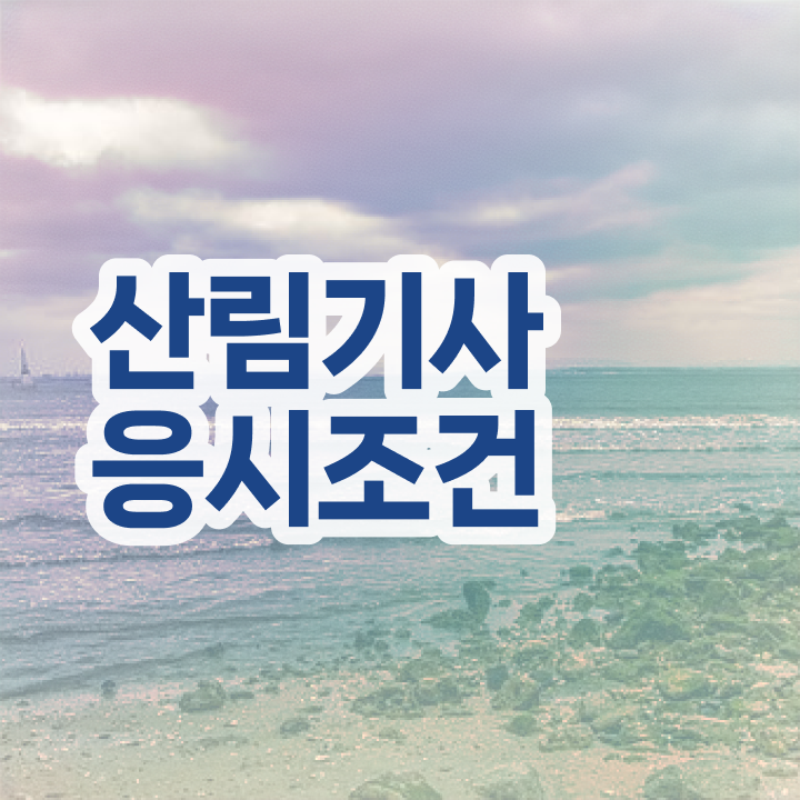  산림기사 취업 산림기사 시험응시자격 집에서 온라인으로 1학기에 완료한 노하우