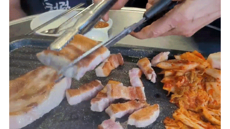  마포고깃집 푸줏간 생고기 푸짐한 인심 한상
