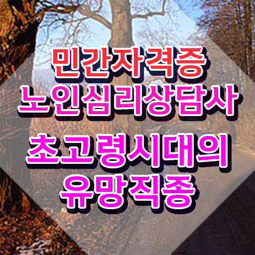  심리상담사 자격증 , 노인심리상담사 자격증 응시자격 없이 합격정보 알려드려요