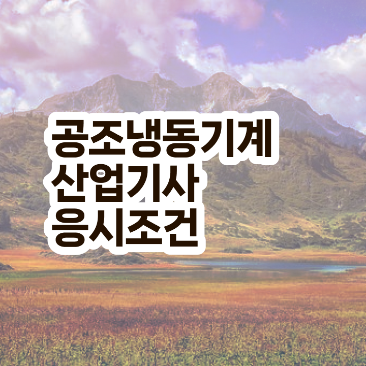  공조냉동기계산업기사 필기시험 공조냉동기계산업기사 자격요건 온라인 수업으로 반 년만에 성공한 노하우