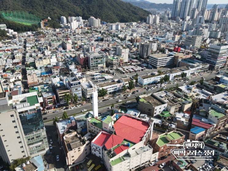  마산 합성동이 도시화 된 것은 50년 정도이다