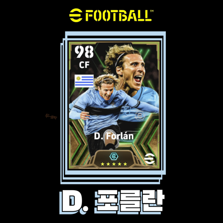 이풋볼2024 Epic <b>우루과이</b> 포를란 2010<b>월드컵</b> 활약상,스탯... 