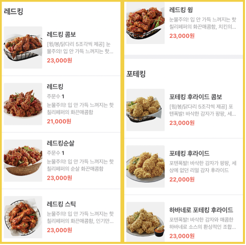 bhc치킨 메뉴 추천 가격 BEST 5 : 네이버 블로그