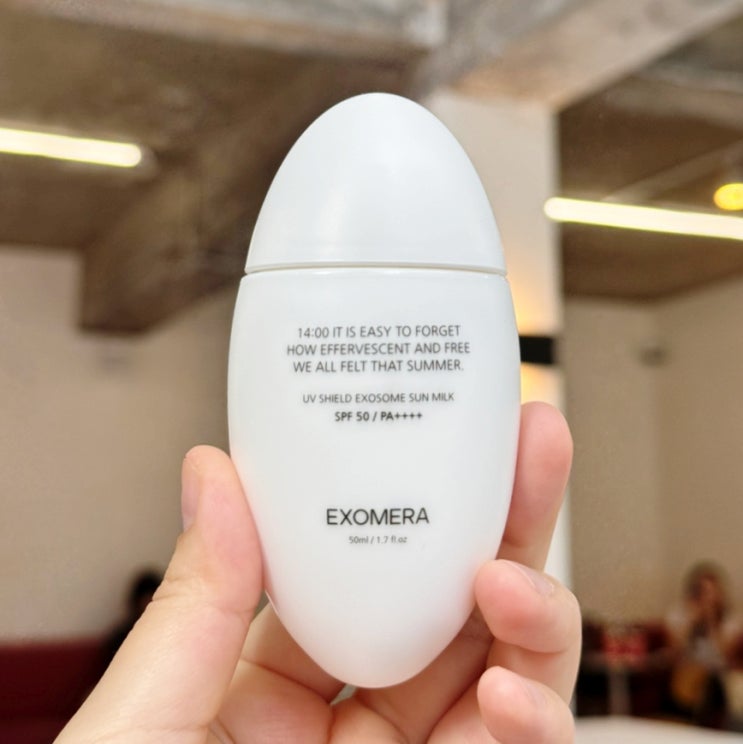  수분선크림 추천 여름엔 백탁없는 순한 엑소메라