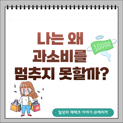  나는 왜 과소비를 멈추지 못할까?