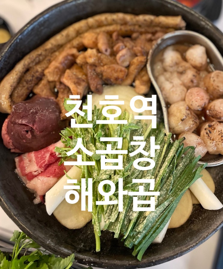  곱창전문점,  천호역 맛집 [해와곱]