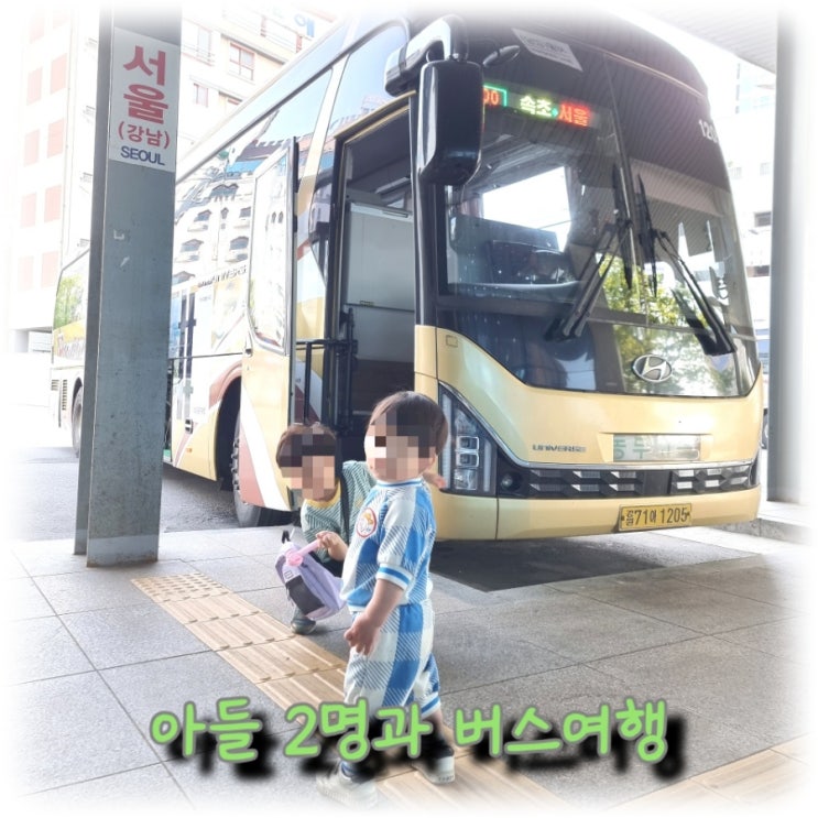  [육아] 18개월+51개월 아들과 버스 여행하기!