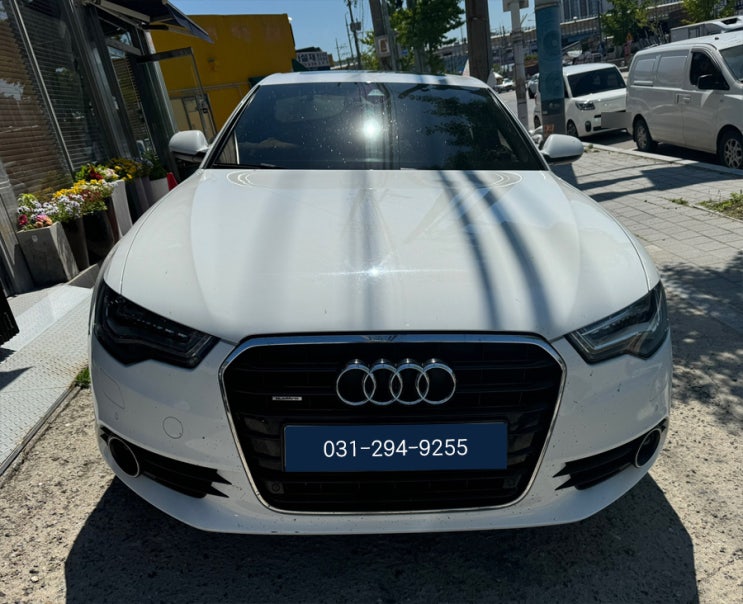 아우디 A6 ACC 와 브레이킹가드 고장 수리