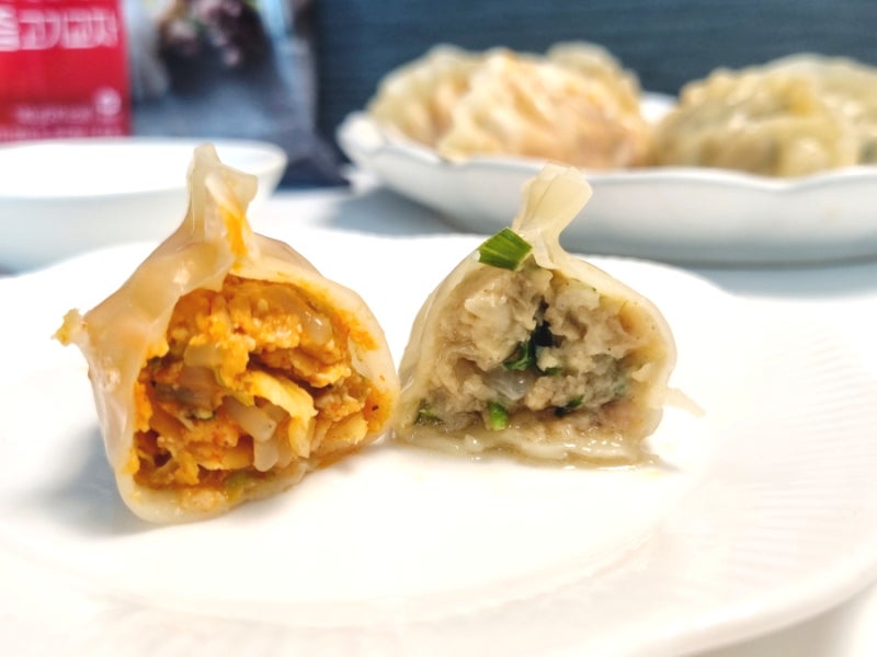 전자레인지 만두 찌기 편의점신상 김치만두 고기만두 간장 소스 만들기 : 네이버 블로그