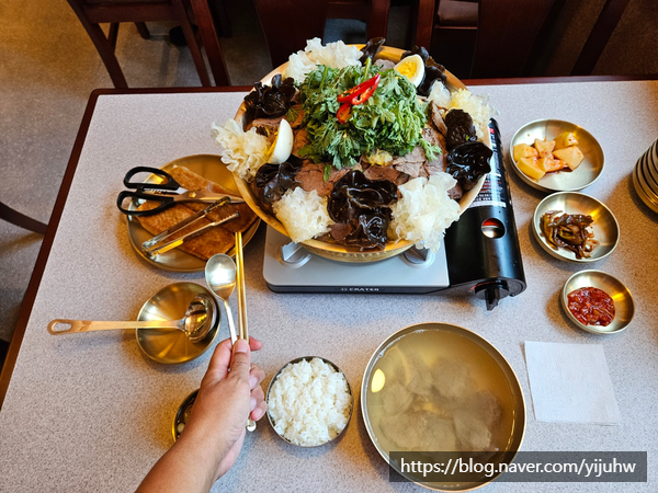  뚝섬역 맛집 25년 전통 홍성집 어복쟁반 성수동 점심