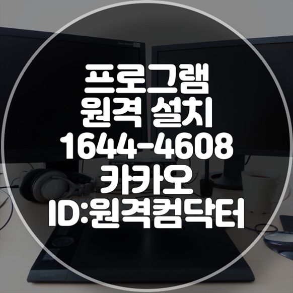  남동구 전문 원격 프로그램 설치 서비스 - 데스크톱, 노트북, 맥까지 완벽 지원! 윈도우설치/포토샵,일리스트설치/캐드,스케치업설치/패러럴즈설치/맥북윈도우설치/한글,엑셀,Ms오피스