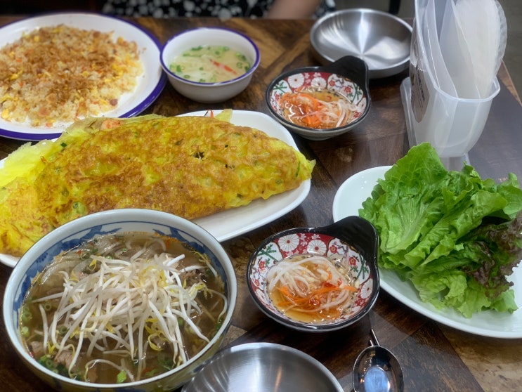  가산 쌀국수 맛집,  반쎄오 점심 추천 포비엣콴 가산2호점