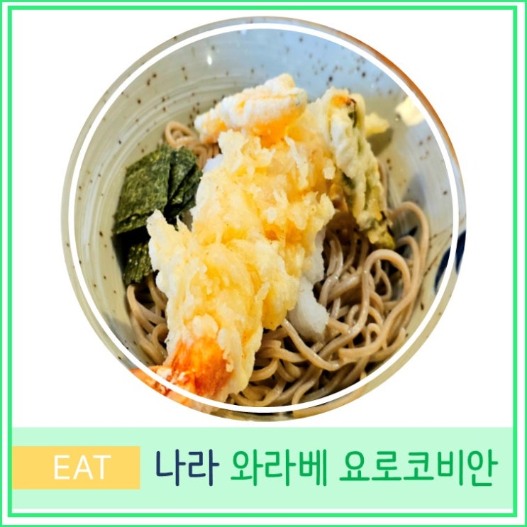  오사카 근교 여행 간사이 나라 소바 현지인 맛집 와라베 요로코비안