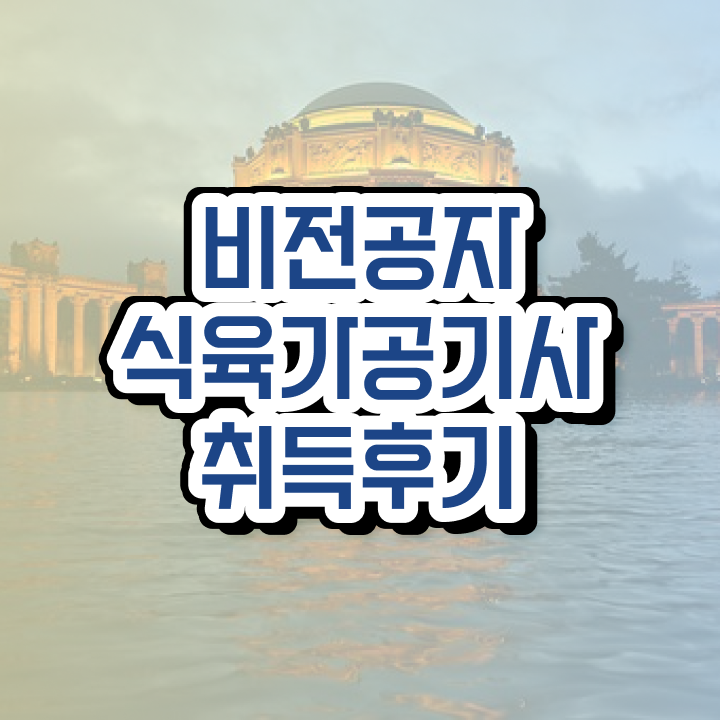  식육가공기사 취득자격 온라인 수업으로 간단하게 성공한 방법