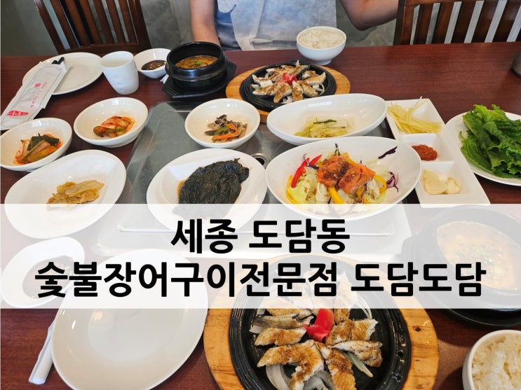  [세종 도담동, 장어] 세종시장어맛집 숯불장어구이전문점 도담도담