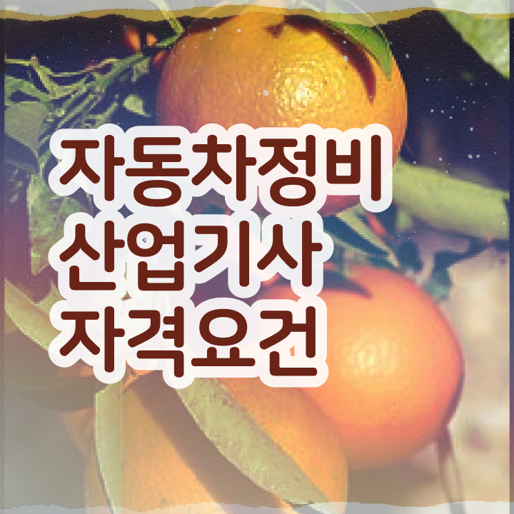  자동차정비산업기사 인강 자동차정비산업기사 응시조건 인강으로 단기간에 완료한 후기