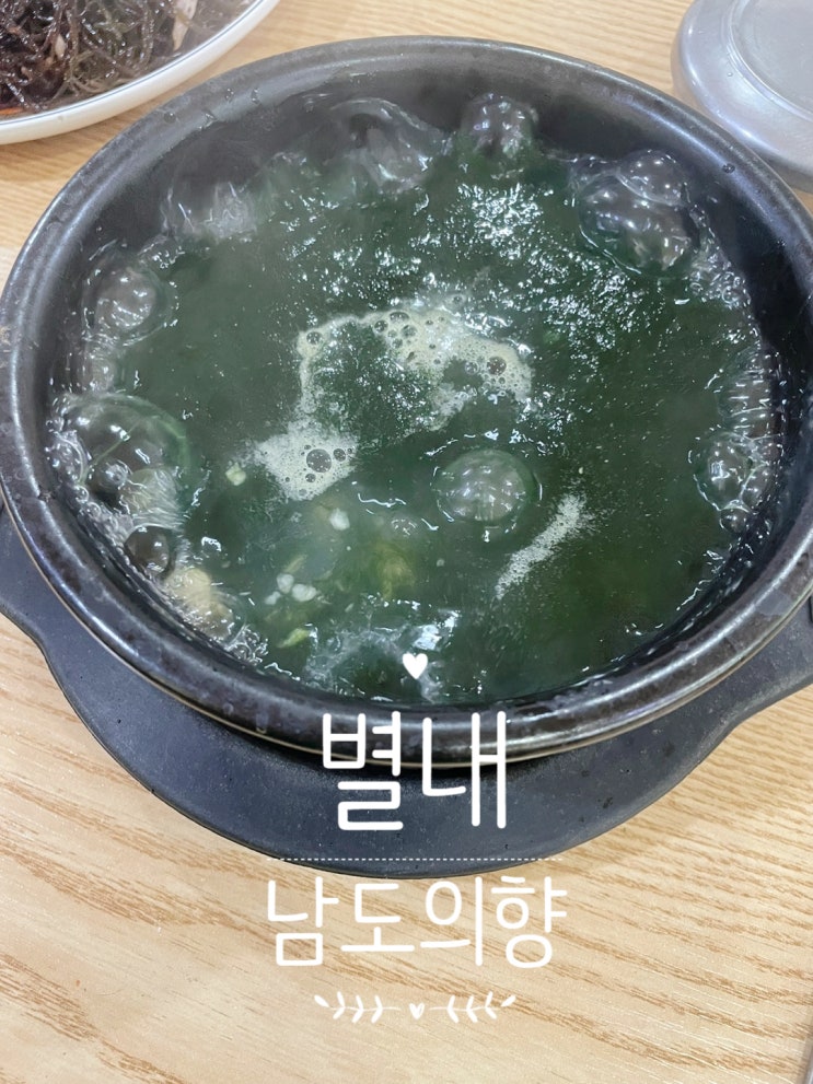  건강한 맛! 별내 남도의 향