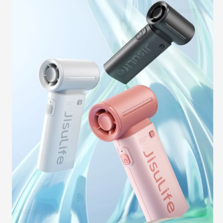  Youpin JISULIFE 초고속 에너지 절약 핸드헬드 소형 윈드 캐논 미니 휴대용 USB, 강력한 미니 전기 선풍기