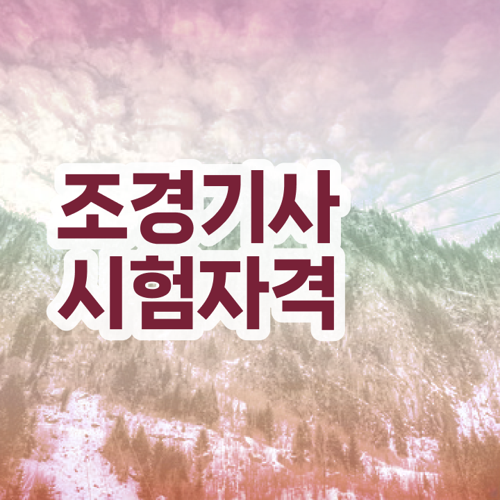  조경기사 실기합격률 조경기사 취득자격 독학으로 5개월 만에 준비한 과정