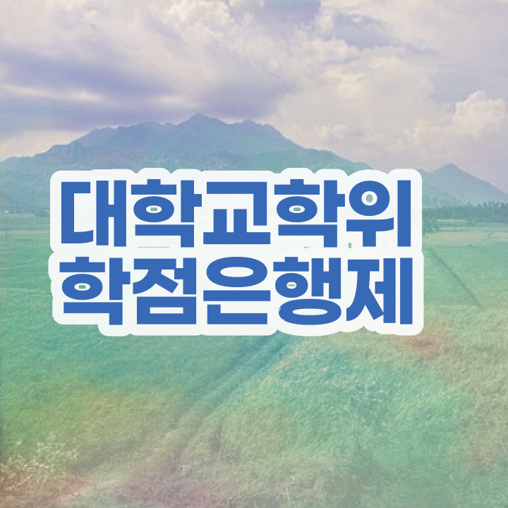  학점은행제 학위증 이미지 온라인 과정만으로 편하게 준비한 노하우