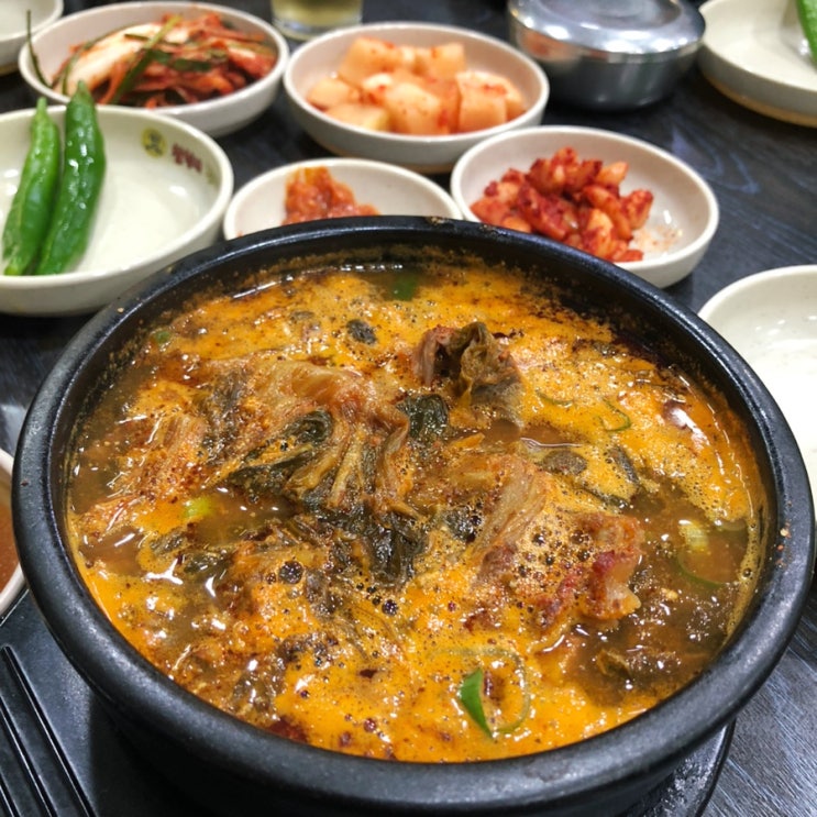  부천 송내 맛집 칠형제감자탕 뼈해장국 좋아요