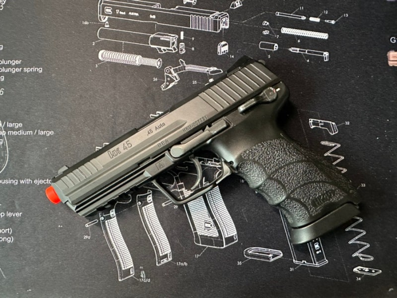 마루이 HK45 Tactical BK/TAN 가스건 리뷰