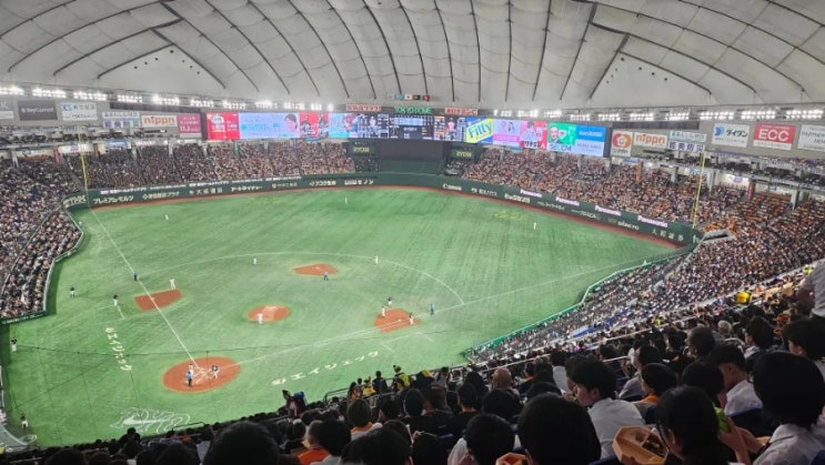  일본 프로야구 도쿄돔 직관후기, 요미우리 자이언츠 vs 지바롯데 마린즈, 도쿄돔 티켓 예매 정보