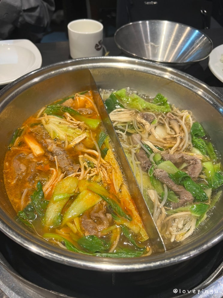  가족모임 추천하는 가정역 샤브샤브 소담촌 인천신현점