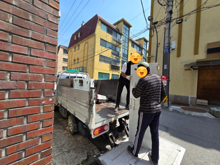 대형 가정 용인시폐기물 처리 처인구 이사 집 정리 장롱 수거 유방동 냉장고 폐기 처분 도움드리자