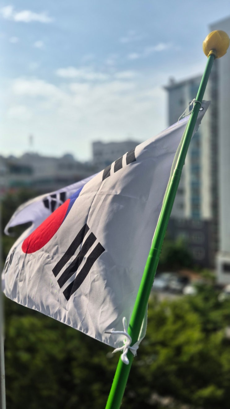  6월 6일 현충일,나라를위해 희생하신 순국선열을 기억하면 태극기 게양 인증샷을 공유해주세요