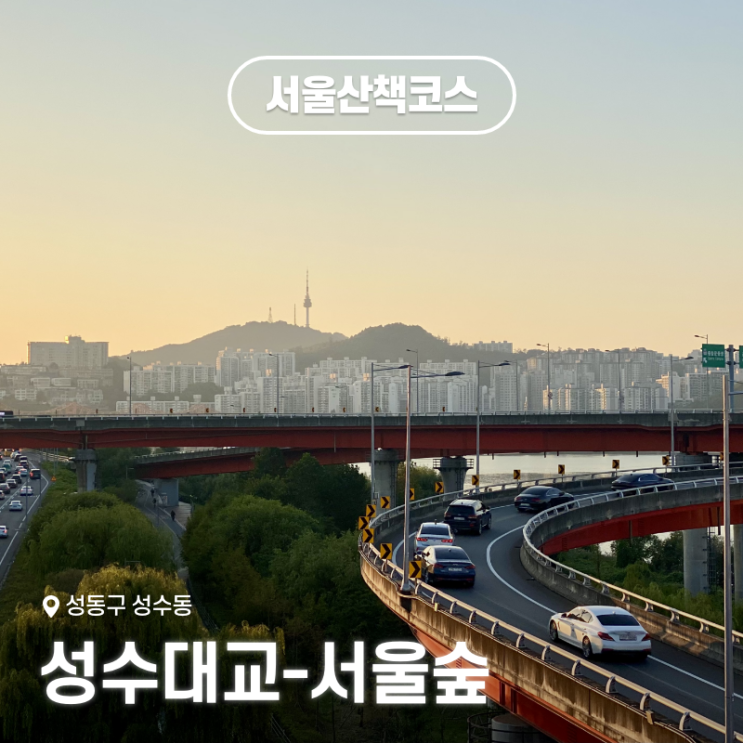  서울야경명소 성수대교에서 서울숲까지 산책코스