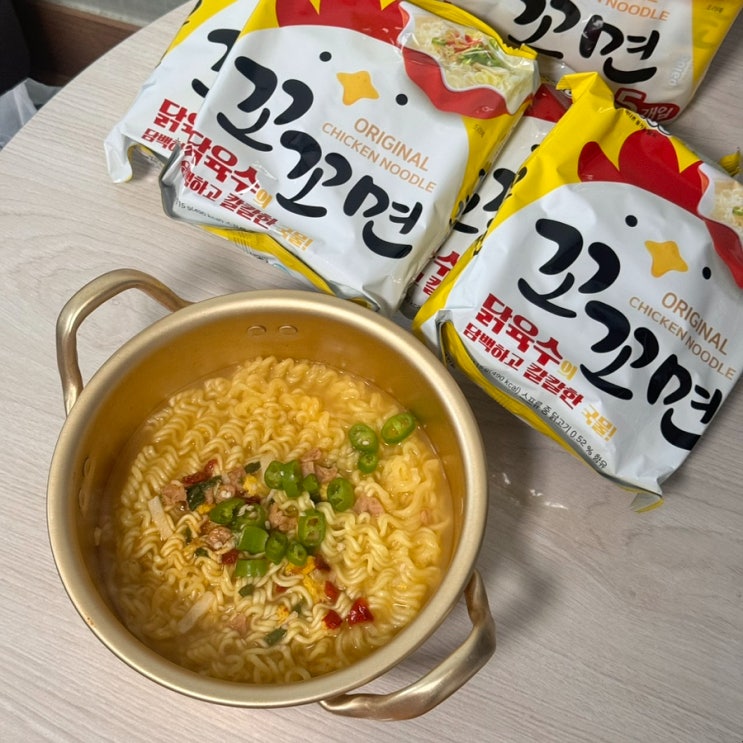  리뉴얼된 팔도 꼬꼬면 맛 솔직 후기