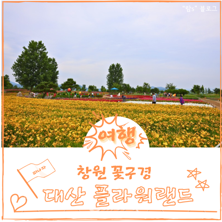  창원가볼만한곳 대산 플라워랜드 6월 꽃구경 피크닉장소