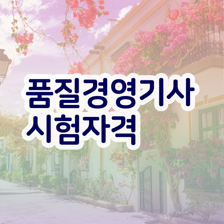  품질경영기사 품질경영기사 시험응시조건 집에서 온라인으로 1학기에 끝낸 전략