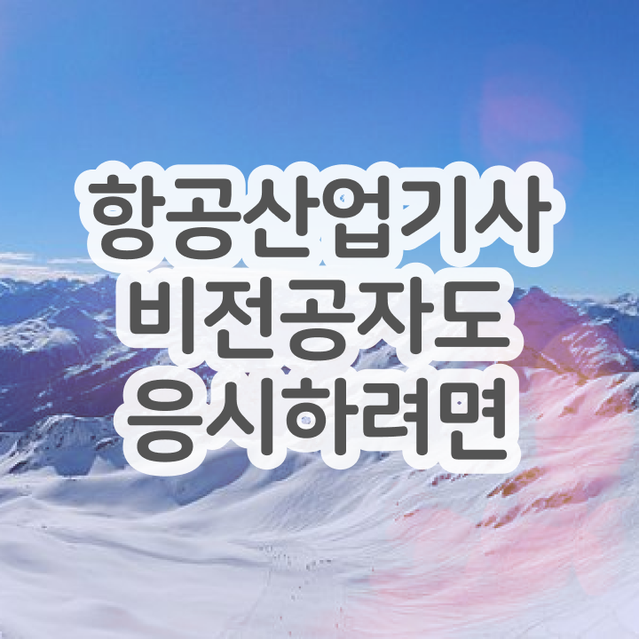  항공산업기사 필기 항공산업기사 응시조건 인강만 듣고 단기간에 성공한 후기