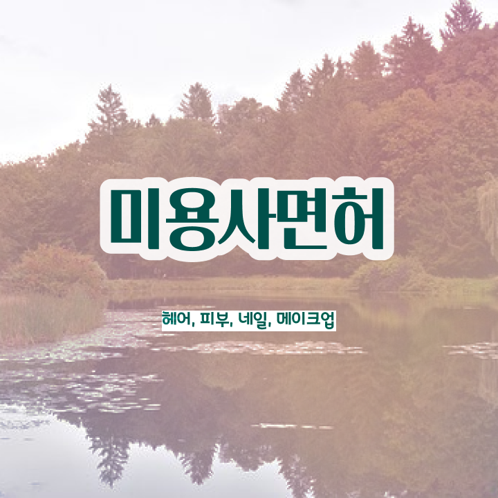  미용사 면허증 조회 평가과정 없이도 , 독학으로 헤어자격증 8개월 만에 갖춘방법
