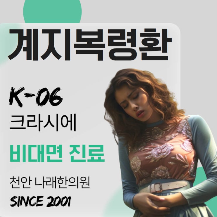  크라시에 K06 계지복령환을 구하려면
