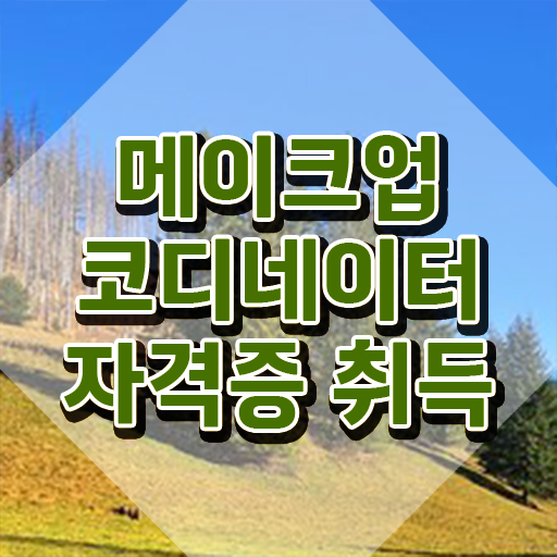  메이크업학원 , 메이크업코디네이터 자격증 응시자격 없이 합격한 후기 알려드립니다