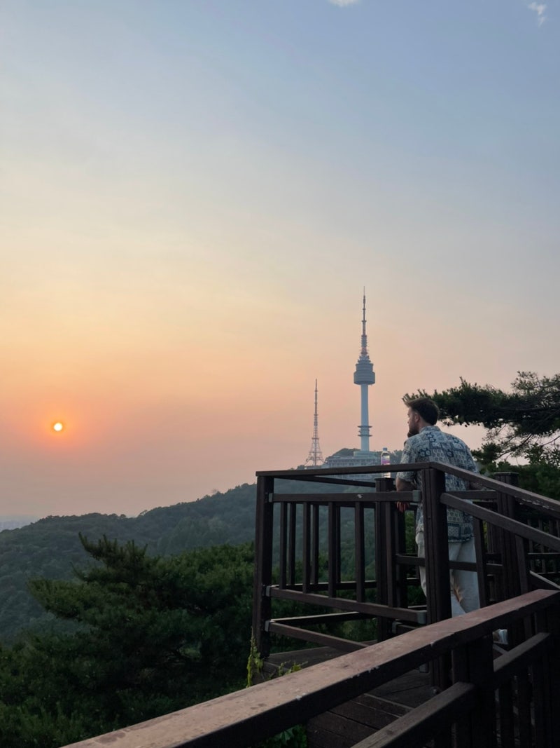 <서울 중구> 남산타워 산책 코스 | 빠른 루트로 남산타워 올라가는 법 | 남산타워 내려가는 루....