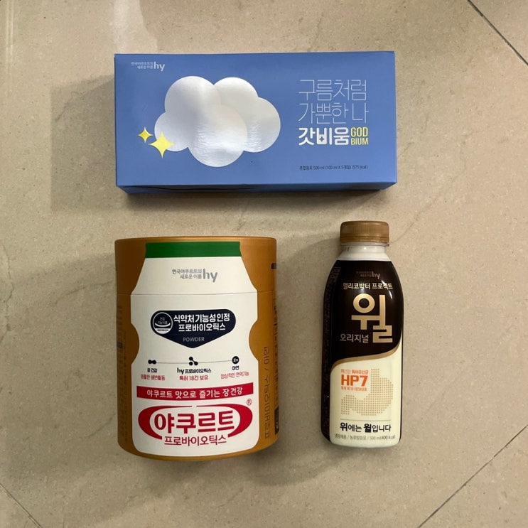  네고왕 | hy 한국야쿠르트 오리지널 윌 • 야쿠르트 프로바이틱스 • 갓비움 리뷰