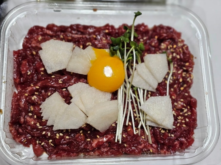  화성 남양 배달 맛집 '육회말투아웃 화성시청점'