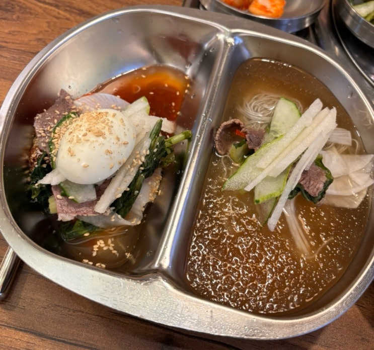  [암사/천호]점심, 저녁으로 먹기 좋은 함흥냉면 맛집 송림정(Feet. 반반냉면, 불냉면, 미니보쌈, 제육덮밥, 소불고기덮밥)!