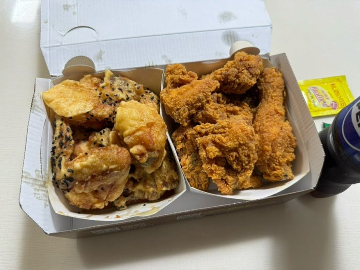 대구 수성구 자담치킨 (반반치킨) 간단리뷰